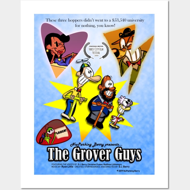 The Grover Guys Short Film Poster Wall Art by D.J. Berry